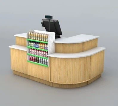 Modern Cashier Checkout Counter